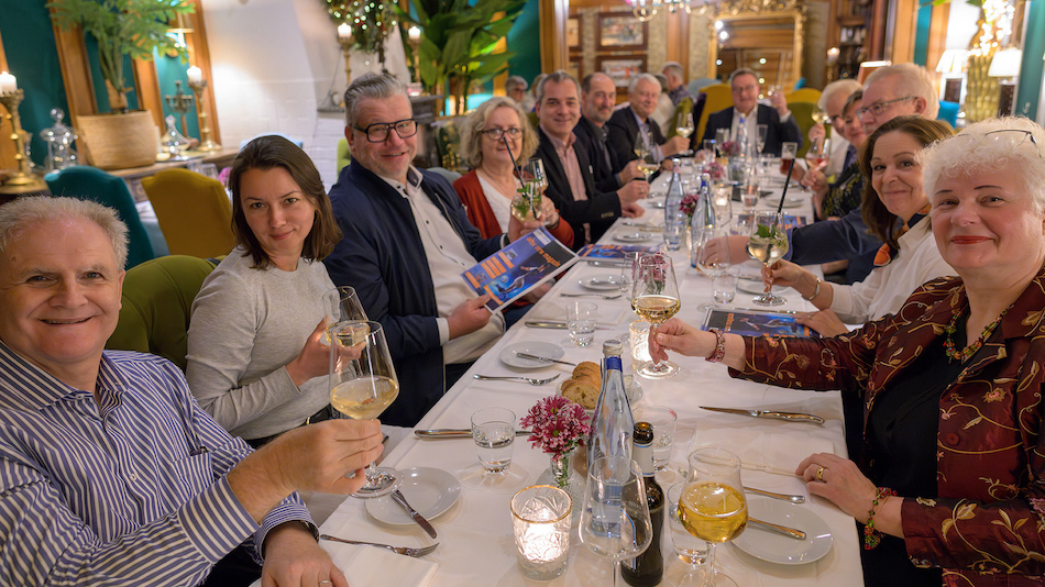 Vorstellung AHV NRW Magazin 2024 und traditionelles Gänseessen beim ATC in Düsseldorf